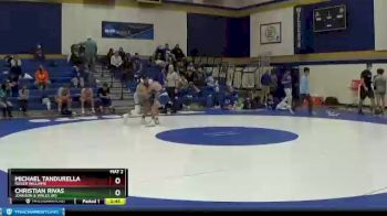133 lbs Champ. Round 2 - Christian Rivas, Johnson & Wales (RI) vs Michael Tandurella, Roger Williams