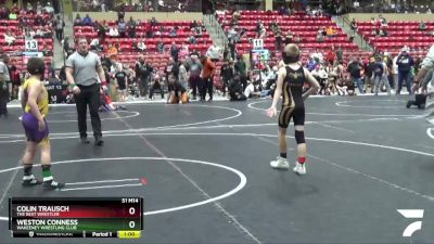 82 lbs Cons. Round 3 - Weston Conness, WaKeeney Wrestling Club vs Colin Trausch, The Best Wrestler