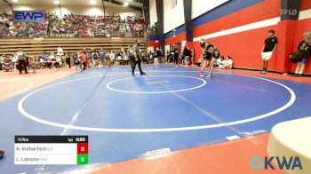 117 lbs Rr Rnd 2 - Kadence Rutherford, Grove Takedown Club vs Lynly Lamons, Tahlequah Wrestling Club