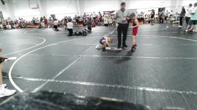 52 lbs Round 3 (6 Team) - Carter Brock, Panhandle Pitbulls vs Brooks Patterson, Slate Wrestling Academy