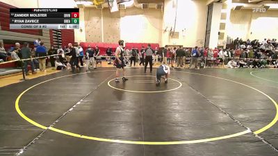 215 lbs Consi Of 8 #2 - Zander Molster, East Haven vs Ryan Zavecz, Bristol Eastern
