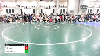 126 lbs Consi Of 8 #1 - Nicholas Crespo, New Bedford vs Griffin Vaughn, Duxbury