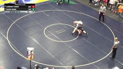 252 lbs Round Of 64 - Landon Yoder, Central Cambria vs Gavin Webb, Laurel