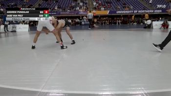 125 lbs Finals (2 Team) - Jase Van Pelt, Cornell College vs Andrew Punzalan, Wabash