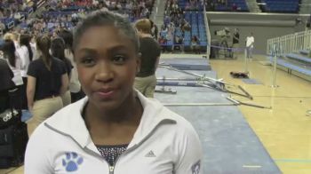 UCLA's Hallie Mossett on her goals and competing in Pauley