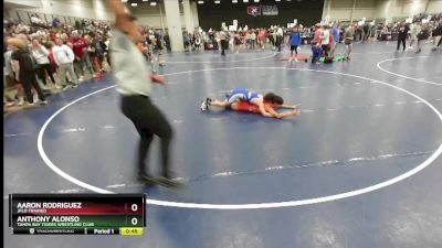 100 lbs Cons. Round 3 - Aaron Rodriguez, Jflo Trained vs Anthony Alonso, Tampa Bay Tigers Wrestling Club