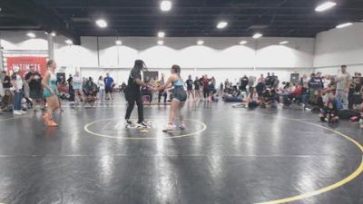 140 lbs Quarterfinal - Frankie Weaver, Surfside - GK12E vs Erika Sleznikow, CTWHALE ORCA - GK12E