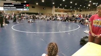140 lbs Quarterfinal - Ronan Snider, Eagle Wrestling Academy vs Brayden Barnes, Woodland Wrestling