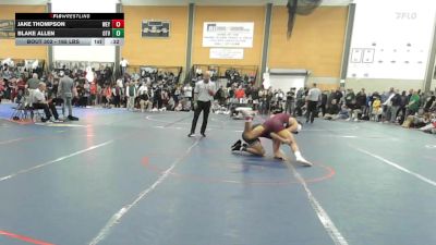 165 lbs Consi Of 16 #2 - Jake Thompson, Weymouth vs Blake Allen, Otter Valley
