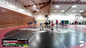 Boys 115 lbs Champ. Round 1 - Malachi Cameron, Orland Boys vs Jeremiah Nickerson, Quincy Boys