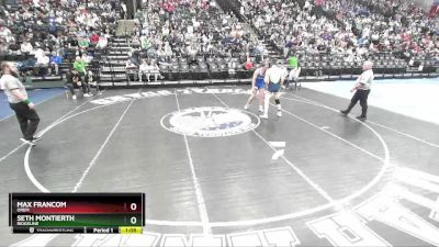 190 lbs Champ. Round 1 - Max Francom, Orem vs Seth Montierth, Ridgeline