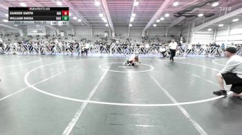 75 lbs Rr Rnd 2 - Zander Smith, Indiana Outlaws Red vs William Diksa, Ragin Raisins Catawba ES