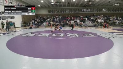 125-133 lbs Round 2 - Wyatt Smith, Burns Junior High vs Jordan Bullington, Southeast MS