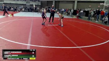 95 lbs Cons. Round 1 - Tucker Ledoux, Waconia vs Jarett Moenkedick, Hibbing