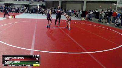 95 lbs Cons. Round 1 - Tucker Ledoux, Waconia vs Jarett Moenkedick, Hibbing