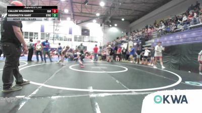 76 lbs Consi Of 4 - Callen Wilkinson, Raw Wrestling Club vs Remingtyn Hart, Kiefer Youth Wrestling Club