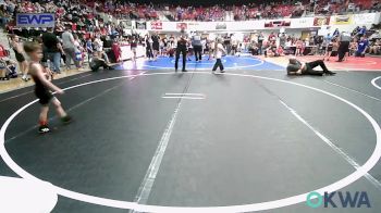 43 lbs Round Of 16 - Cayden Robertson, Wagoner Takedown Club vs Heston Hayes, Vinita Kids Wrestling