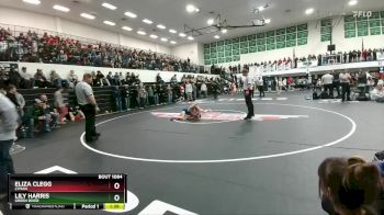 125 lbs Semifinal - Lily Harris, Green River vs Eliza Clegg, Lyman