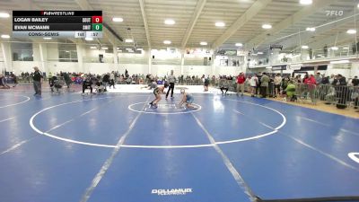 94 lbs Consolation - Logan Bailey, Southside WC vs Evan McMann, Smitty's Wrestling Barn