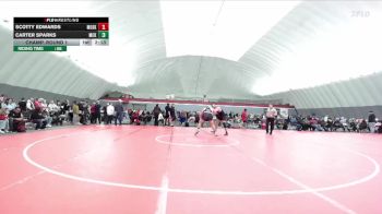 285 lbs Champ. Round 1 - Carter Sparks, McKendree vs Scotty Edwards, Muskingum