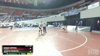 4A-160 lbs Cons. Round 3 - Nyxon Hopping, Molalla vs Estefan Muneton, Henley