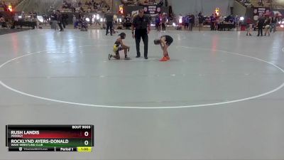 75 lbs Champ. Round 1 - Rush Landis, Prodigy vs Rocklynd Ayers-Donald, Wave Wrestling Club