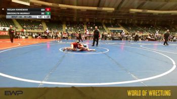 90 lbs Semifinal - Regan Kinneman, Grindhouse vs Brooklyn Murray, DoughBoy WC