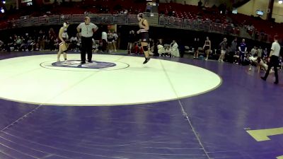 125 lbs Round 4 (6 Team) - Kali Mangelsen, Norfolk Girls vs Emma Broman, Aurora Girls