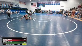 165 lbs Champ. Round 2 - Ethan Hague, Kelly Walsh vs Micah Gomez, Scottsbluff