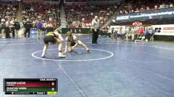 3A-144 lbs Cons. Round 4 - Mason Lucas, Carlisle vs Duncan Harn, Bettendorf