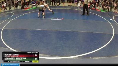 110 lbs Cons. Round 2 - McConnell Anderson, Total Domination Wrestling vs Bentley Jenne, Altamont Longhorns