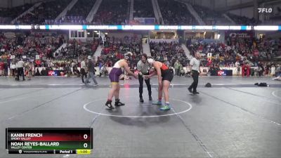 190 lbs Cons. Round 2 - Kanin French, Smoky Valley vs Noah Reyes-Ballard, Valley Center