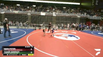 49 lbs Champ. Round 1 - Nixon Potter, Green River Grapplers Wrestling vs Tanner Anderson, Glenrock Wrestling Club