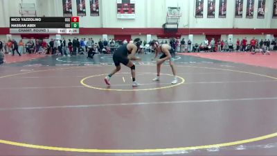 157 lbs Champ. Round 1 - Nico Yazzolino, Clackamas Community College vs Hassan Abdi, Evergreen State College