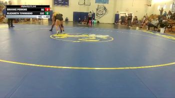 152 lbs 2nd Wrestleback (8 Team) - Brooke Perkins, Picayune High School vs Elizabeth Townsend, Oak Grove High School