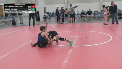 84 lbs 5th Place Match - Cambriel Kirkland, South East Texas Gladiators Wrestling Club vs Bruce Palama, Texas Eagle Wrestling Academy