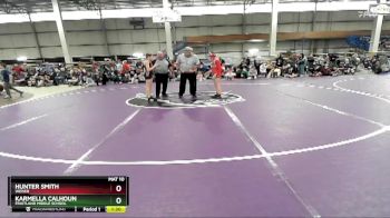 95 lbs Champ. Round 2 - Hunter Smith, Weiser vs Karmella Calhoun, Fruitland Middle School