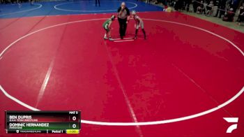 70 lbs Cons. Round 1 - Ben Dupris, O.A.A. Titan Wrestling vs Dominic Hernandez, Pipestone