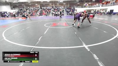 165 lbs Cons. Round 1 - Micah Dennis, Fontbonne vs Jesus Gutierrez, Missouri Valley