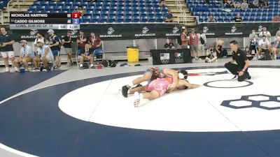 150 lbs Cons. Sub-rd Of 16 - Nicholas Hartwig, Ohio vs Caddo Gilmore, Arkansas