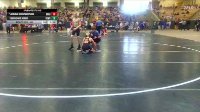 95 lbs Quarterfinal - Brooks Reid, White Buffalo Wrestling Academy vs Aidan Hovsepian, Sumner Co Wrestling Club