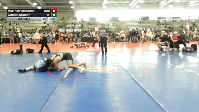 145 lbs Rr Rnd 3 - Matthew Almedina, Mat Assassins - HSB vs Landon Gilbert, ICE Wrestling Blue - HSB