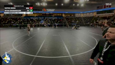 120 lbs Prelim - Miyah Grabenbauer, South Tama vs Sophia Beebe, West Marshall