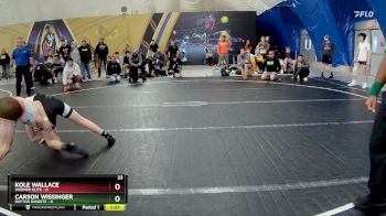 98 lbs Round 6 (8 Team) - Kole Wallace, Warner Elite vs Carson Wissinger, Dayton Bandits