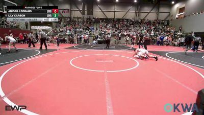 105 lbs Final - Abigail LeGrand, Sperry Wrestling Club vs Lily Carson, Sperry Wrestling Club