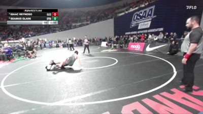 6A Boys 175 lbs Quarterfinal - Isaac Reynoso, Glencoe Boys vs Seamus Glade, Sprague Boys