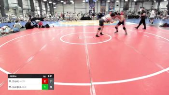 220 lbs Rr Rnd 2 - Michael Diorio, MetroWest United Black vs Marcus Burgos, Journeymen Wrestling Club