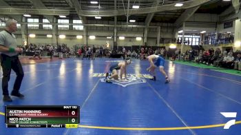 157 lbs Cons. Round 1 - Nico Patch, Trinity College (Connecticut) vs Austin Manning, U.S. Merchant Marine Academy