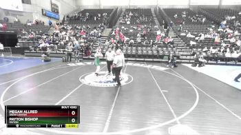 4A 190 lbs Cons. Round 2 - Payton Bishop, Payson vs Megan Allred, Snow Canyon