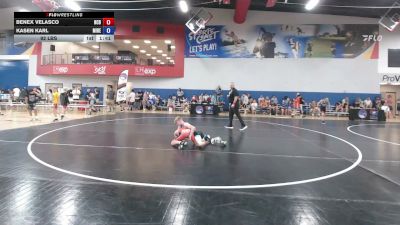 92 lbs Benex Velasco, North Carolina Blue vs Kasen Karl, Missouri Red